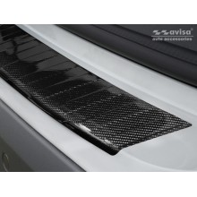 Накладка на задний бампер карбон (Avisa, 2/49225) BMW X1 F48 (2015-)